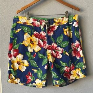 Polo Ralph Lauren Floral Swim Shorts - Blue, Red, Yellow